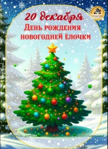 День рождения ёлочки