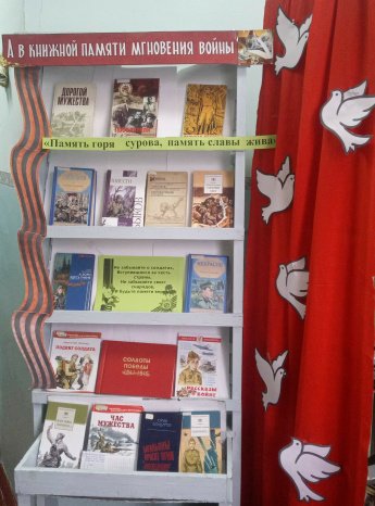«В книжной памяти мгновения войны»