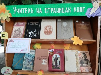 Выставка-обзор  «Учитель на страницах книг»