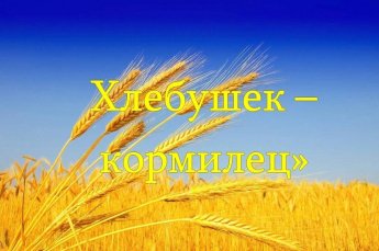 «Хлебушек-кормилец»