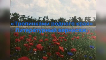 «Тропинками родного края». Литературный вернисаж